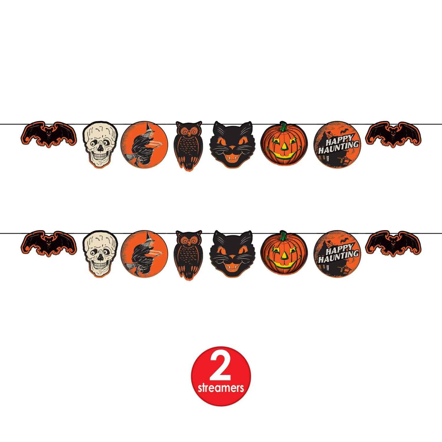 Vintage Halloween Streamer (12 Per Case) 14 Vintage Halloween Streamer (12 Per Case) - Image 14