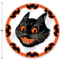 Plastic Vintage Halloween Round Placemats (4 Per Package) -Bulk Party Supplies Shop 01253 i5
