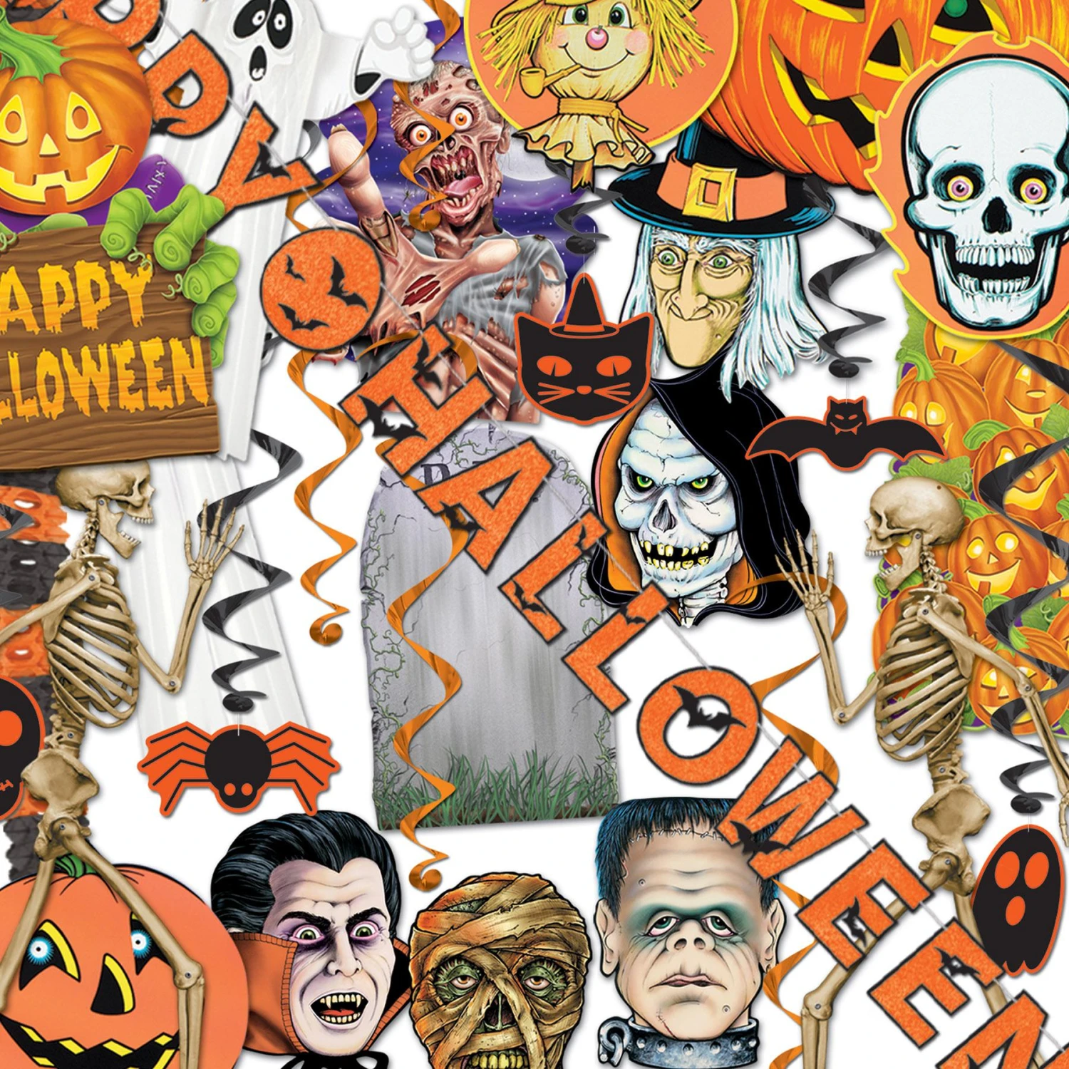 26 Piece Halloween Decorating Kit 2 26 Piece Halloween Decorating Kit - Image 2