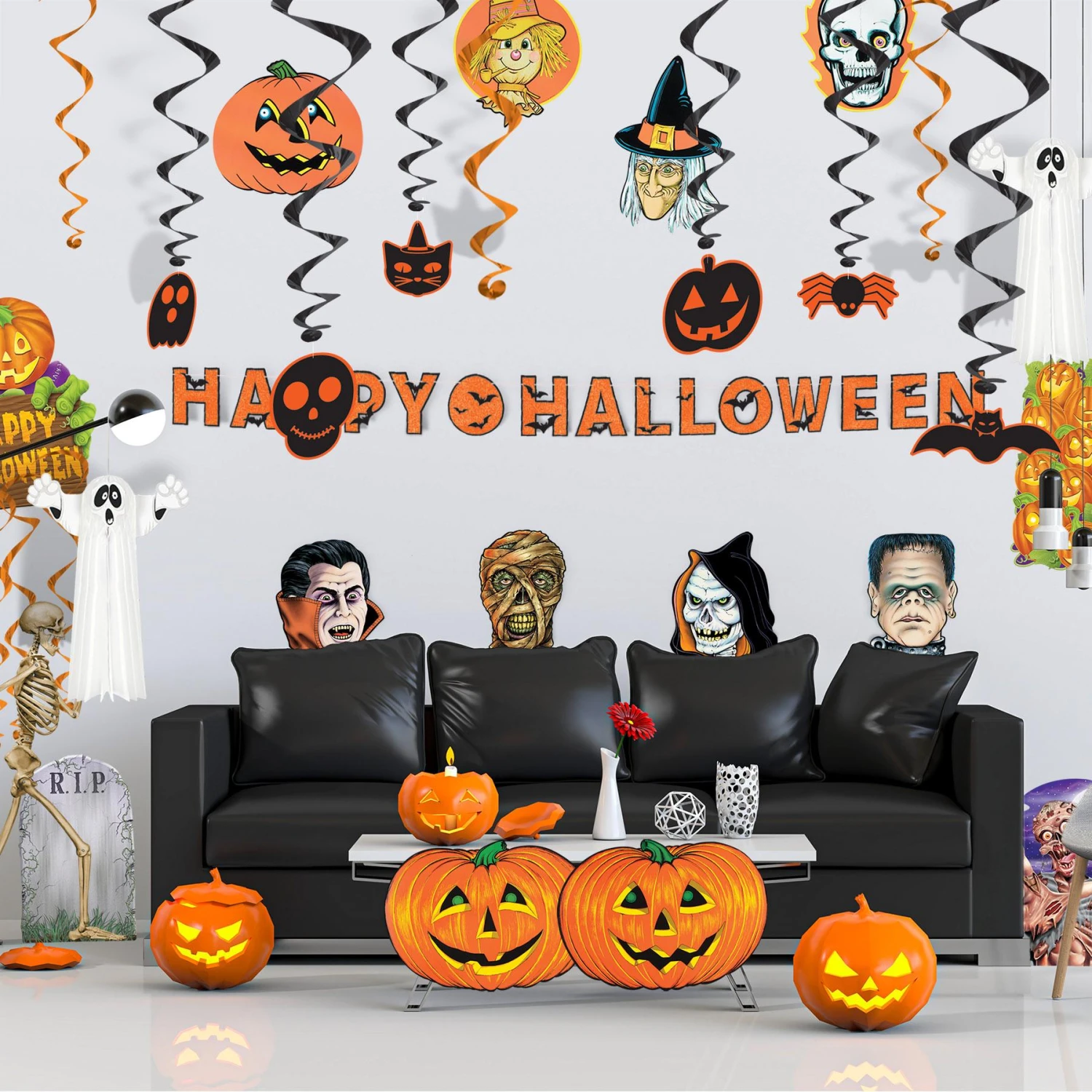 26 Piece Halloween Decorating Kit 3 26 Piece Halloween Decorating Kit - Image 3