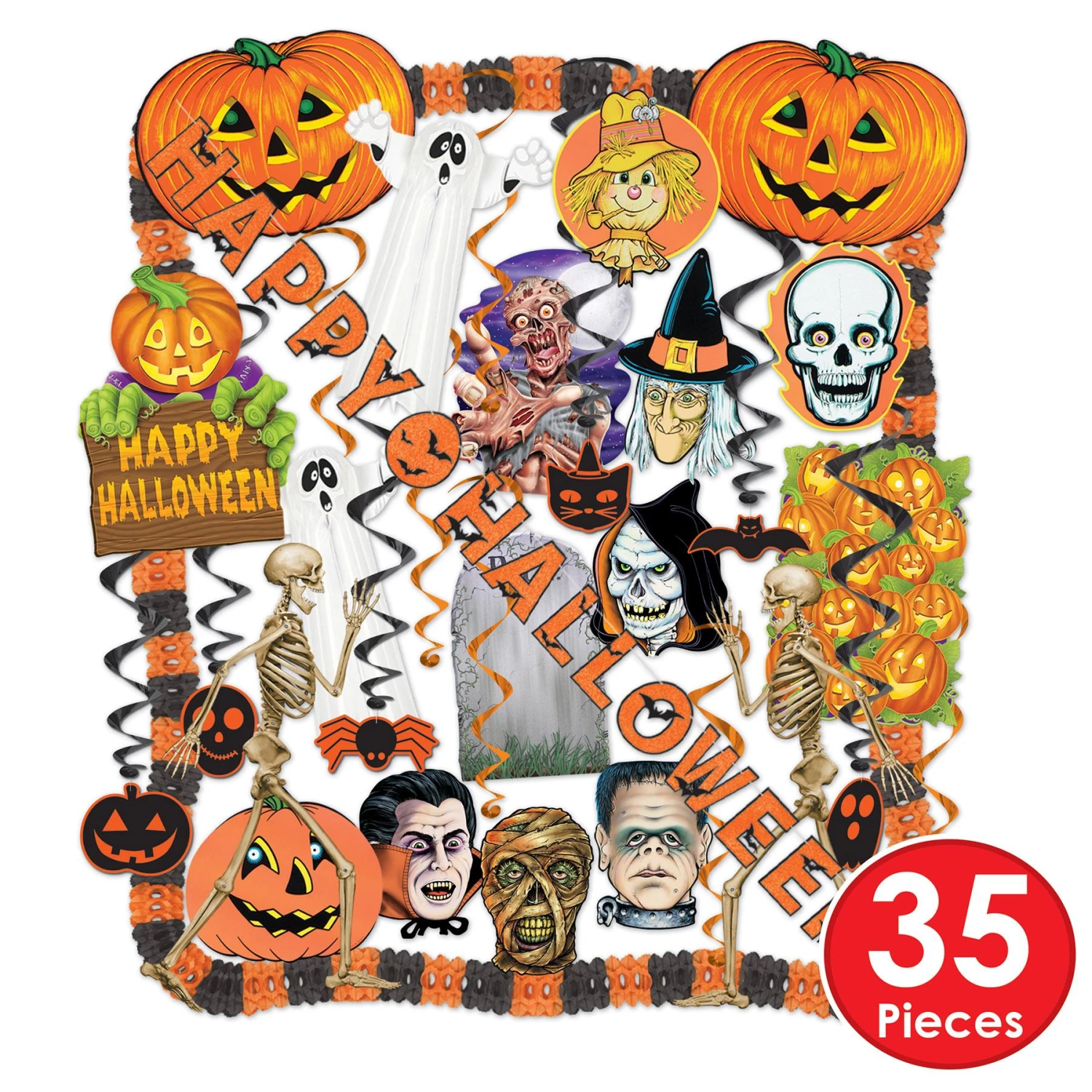 26 Piece Halloween Decorating Kit 4 26 Piece Halloween Decorating Kit - Image 4