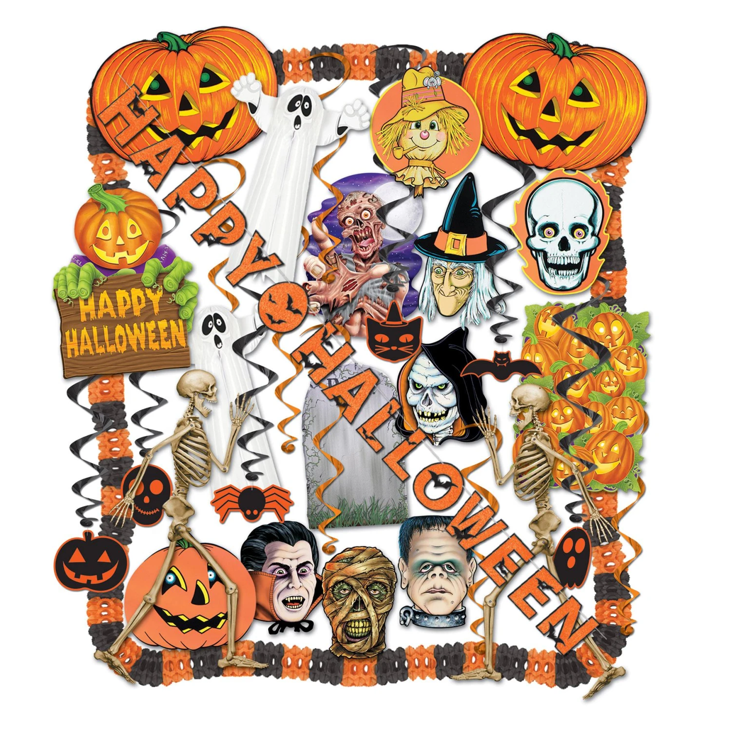 26 Piece Halloween Decorating Kit 1 26 Piece Halloween Decorating Kit