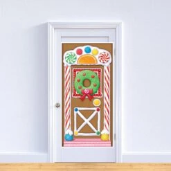 Christmas Gingerbread House Door Cover 7 Christmas Gingerbread House Door Cover -Bulk Party Supplies Shop 20017 i2 60335d2a 0ba2 4270 858d e48a26156ab6