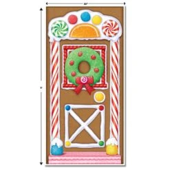 Christmas Gingerbread House Door Cover 8 Christmas Gingerbread House Door Cover -Bulk Party Supplies Shop 20017 i5 b98455ac be1c 45f0 8f3d e761993f3277