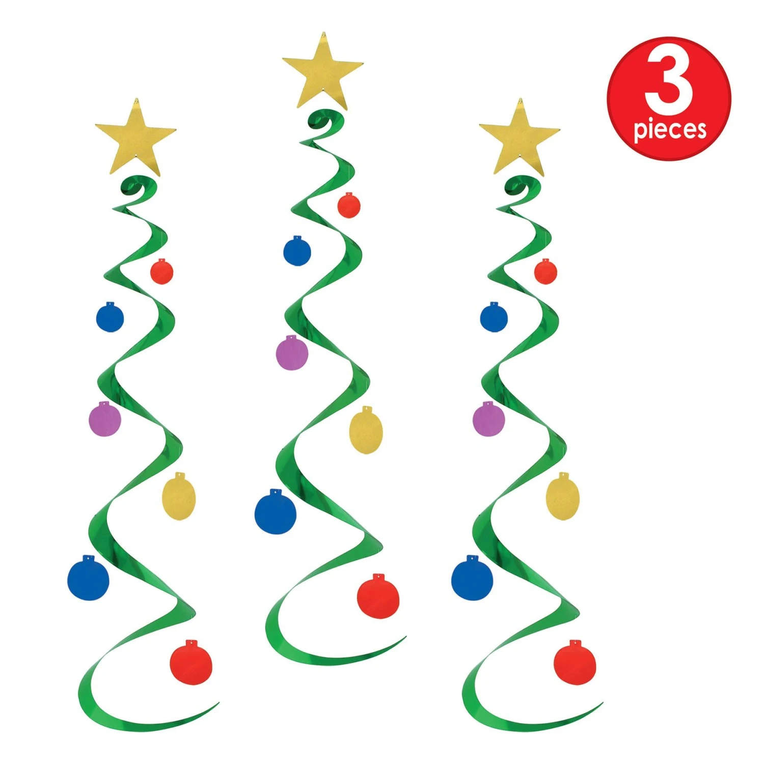 Christmas Tree Whirls (3 Per Package) 3 Christmas Tree Whirls (3 Per Package) - Image 3