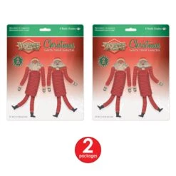 Vintage Christmas Santa Tissue Dancers (2 Per Package) -Bulk Party Supplies Shop 20059 i3 1