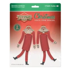 Vintage Christmas Santa Tissue Dancers (2 Per Package) -Bulk Party Supplies Shop 20059 i3 cae01652 813f 4d8d 9151 8e60154ea935