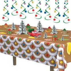 Christmas Gingerbread House Tablecover -Bulk Party Supplies Shop 20064 i2 1 b22b861c 20ee 4eff 996b 09dabe1c6005