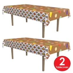 Christmas Gingerbread House Tablecover -Bulk Party Supplies Shop 20064 i7 1