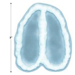 Christmas Reindeer Footprints Peel 'N Place Clings (1 Sheet Per Package) -Bulk Party Supplies Shop 20129 i5