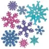 Christmas Snowflake Cutouts- Assorted Colors 2 Christmas Snowflake Cutouts- Assorted Colors -Bulk Party Supplies Shop 20130