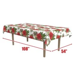 Christmas Poinsettia Tablecover (12 Packages) -Bulk Party Supplies Shop 20131 i5 d8556407 745d 4f50 819a 6e2f92242488