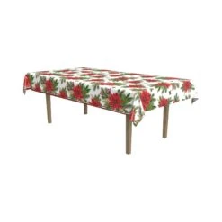 Christmas Poinsettia Tablecover (12 Packages)