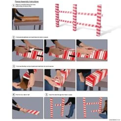 3-D Candy Cane Fence Prop (Case Of 4) 11 3-D Candy Cane Fence Prop (Case Of 4) -Bulk Party Supplies Shop 20135 i6