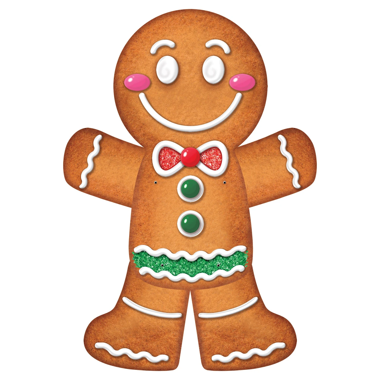Jointed Gingerbread Man Wall Decoration (1 Per Package) 1 Jointed Gingerbread Man Wall Decoration (1 Per Package)