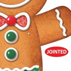 Jointed Gingerbread Man Wall Decoration (1 Per Package) 9 Jointed Gingerbread Man Wall Decoration (1 Per Package) -Bulk Party Supplies Shop 20137 i4 jointed gingerbread man