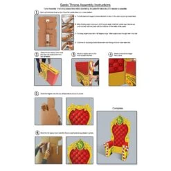 Christmas 3-D Santa's Throne Prop -Bulk Party Supplies Shop 20175 i6