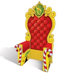 Christmas 3-D Santa's Throne Prop