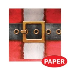 Santa's Belt Buckle Paper Luncheon Napkins (16 Per Package) -Bulk Party Supplies Shop 20180 i4 1 santa s belt buckle luncheon napkins