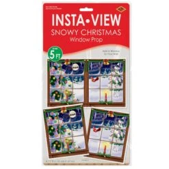 Snowy Christmas Insta-View Decoration -Bulk Party Supplies Shop 20195 i3