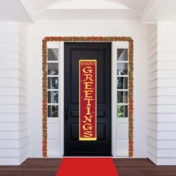Christmas Season's Greetings Velvet-Lame Door Panel 6 Christmas Season's Greetings Velvet-Lame Door Panel -Bulk Party Supplies Shop 20260 i2