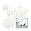 Christmas Fluffy Snowflakes (4 Per Package) -Bulk Party Supplies Shop 20367