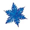 Christmas Metallic Winter Snowflake - Blue 11 Christmas Metallic Winter Snowflake - Blue -Bulk Party Supplies Shop 20505 B