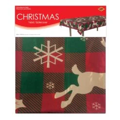 Christmas Fabric Tablecover (12 Per Case) -Bulk Party Supplies Shop 20510 i3 15adc535 0d85 4402 91f8 16be96338b98