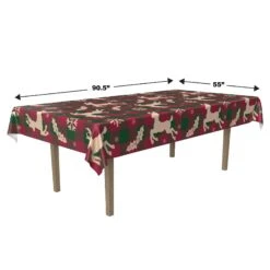 Christmas Fabric Tablecover (12 Per Case) -Bulk Party Supplies Shop 20510 i5 722b1edd b338 46b5 b471 f04c3c782316