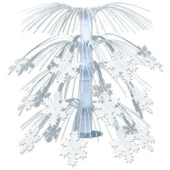 Christmas Snowflake Cascade Centerpiece