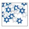 Confetti Star Of David Blue & Silver (0.5 Oz Per Package) -Bulk Party Supplies Shop 20636