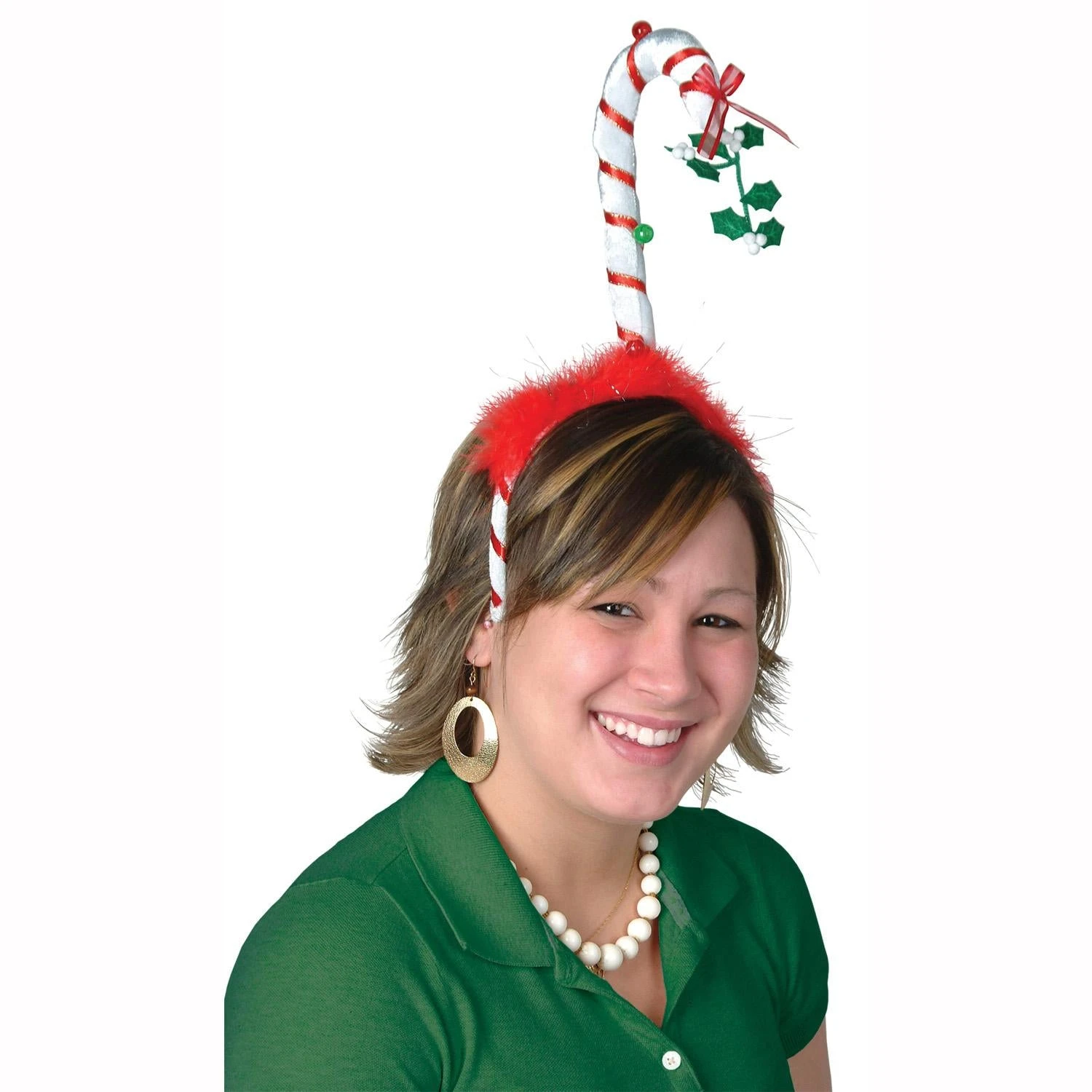 Christmas Mistletoe Candy Cane Bopper 1 Christmas Mistletoe Candy Cane Bopper