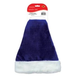 Christmas Santa Hat - Blue -Bulk Party Supplies Shop 20731 B i3