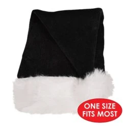 Black Santa Hat -Bulk Party Supplies Shop 20731 BK i5