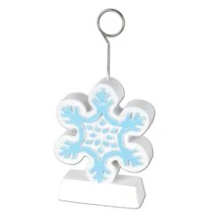 Christmas Snowflake Photo/Balloon Holder