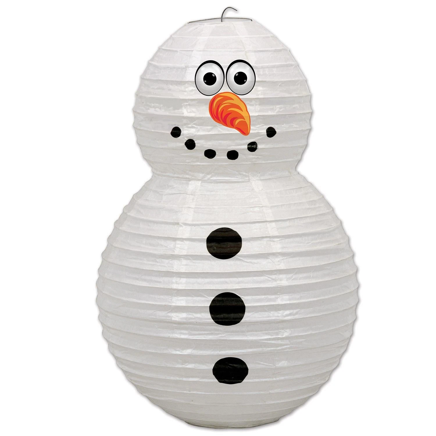Christmas Snowman Paper Lantern 1 Christmas Snowman Paper Lantern