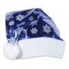 Christmas Metallic Blue Santa Hat -Bulk Party Supplies Shop 20811