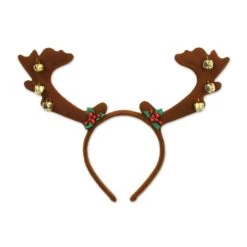 Christmas Reindeer Antlers With Bells