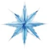 Christmas 2-Tone Metallic Snowflakes - Blue & Silver (2 Per Package) -Bulk Party Supplies Shop 20819 BS