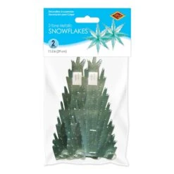 Christmas 2-Tone Metallic Snowflakes - Turquoise & Silver (2 Per Package) 11 Christmas 2-Tone Metallic Snowflakes - Turquoise & Silver (2 Per Package) -Bulk Party Supplies Shop 20819 TS i3