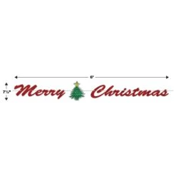 Merry Christmas Streamer 6 Merry Christmas Streamer -Bulk Party Supplies Shop 20820 i5