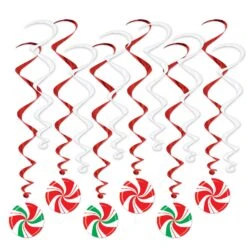 Bulk Party Supplies Shop 9 Christmas Peppermint Whirls (12 Per Package)
