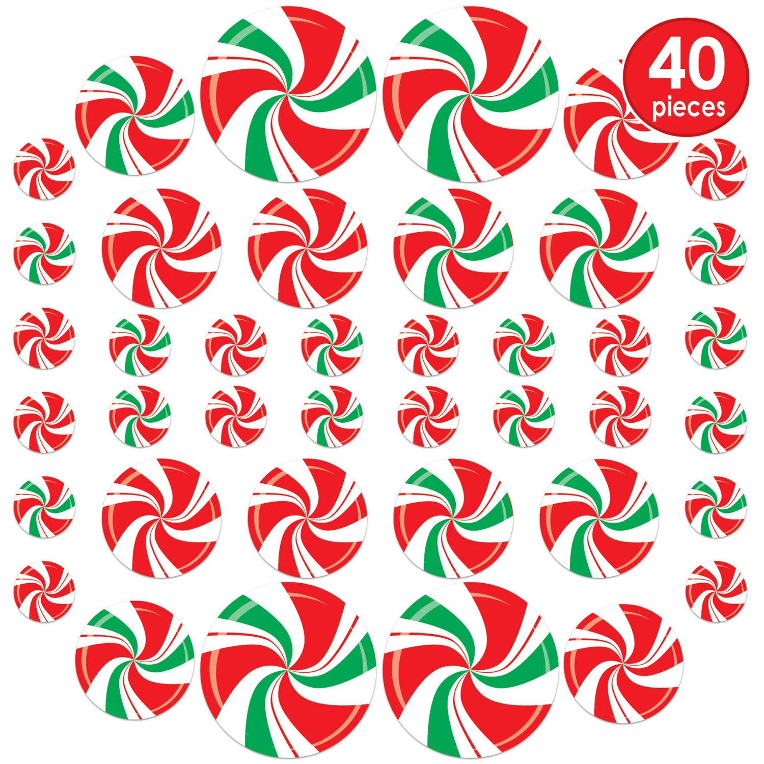 Christmas Peppermint Cutouts (20 Per Package) 8 Christmas Peppermint Cutouts (20 Per Package) - Image 8