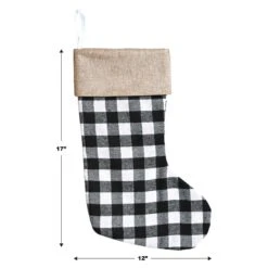 Christmas Black And White Plaid Stocking (12 Per Case) 15 Christmas Black And White Plaid Stocking (12 Per Case) -Bulk Party Supplies Shop 20831 i5 fe317986 060a 426b 8231 d6f1722818cf