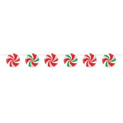 Christmas Peppermint Streamer