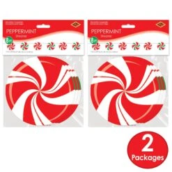 Christmas Peppermint Streamer -Bulk Party Supplies Shop 20835 i3 1