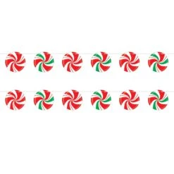 Christmas Peppermint Streamer -Bulk Party Supplies Shop 20835 i7