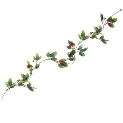 Christmas Holly & Berry Garland