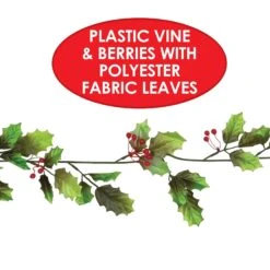 Christmas Holly & Berry Garland -Bulk Party Supplies Shop 20844 i4