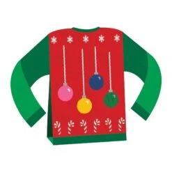 Christmas 3-D Ugly Sweater Centerpiece
